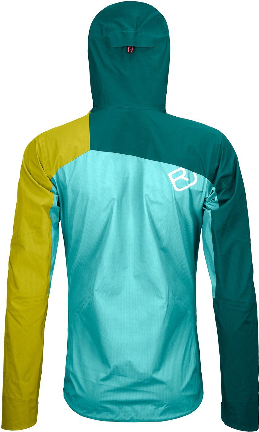 Ortovox Regenjacke WESTALPEN 3L LIGHT JACKET - Damen Hardshell Jacke - ice waterfall