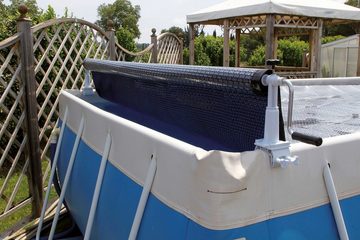 Ubbink Planenaufroller Aufrollvorrichtung XTRA, für Pools mit Rändern aus Holz, Rohren, Metall oder Beton