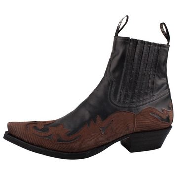 Sendra Boots 4660-Tejus Imit. Taupe Vibrant Negro Stiefelette