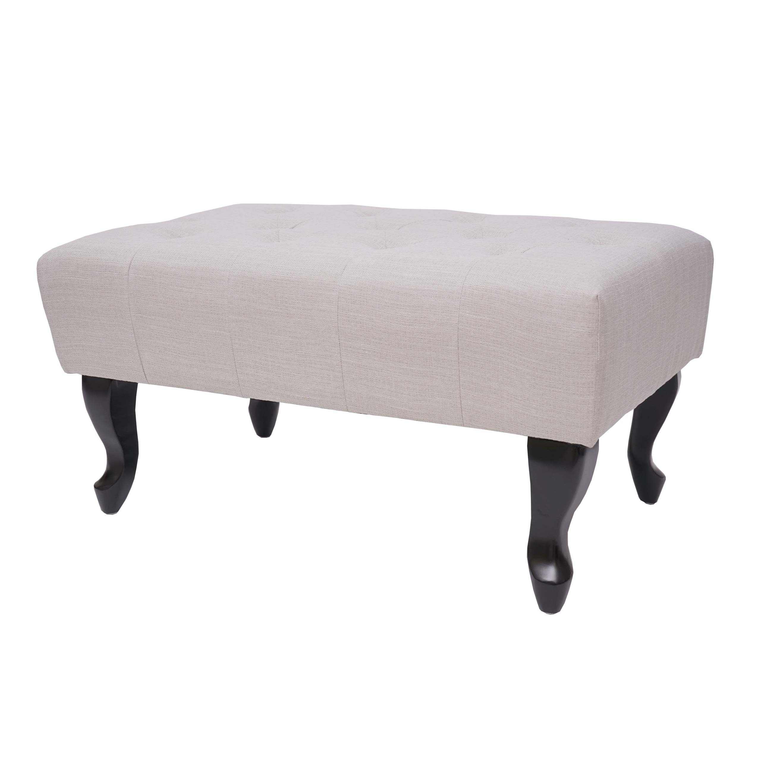 MCW Hocker Chesterfield Oxford-H, Fußbodenschoner, Chesterfield-Steppung, günstig online kaufen