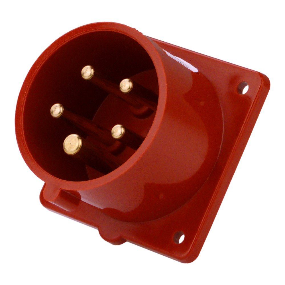 Mennekes Steckdose Anbaustecker 16A 5p 6h 400V IP44 Einbausteckdose gerade Typ, 1-St.