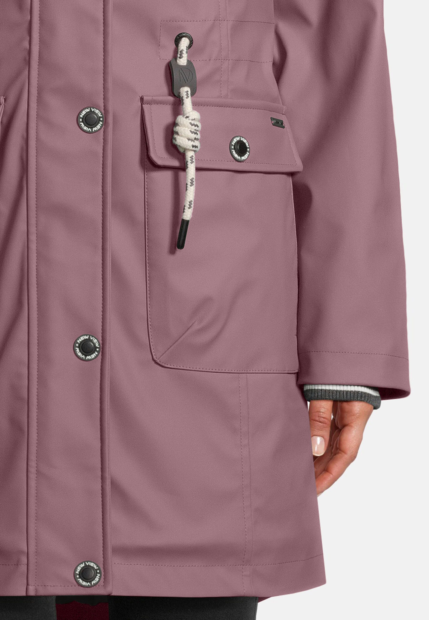 New View Regenjacke Lillie mit weitenregulierbarer Kapuze