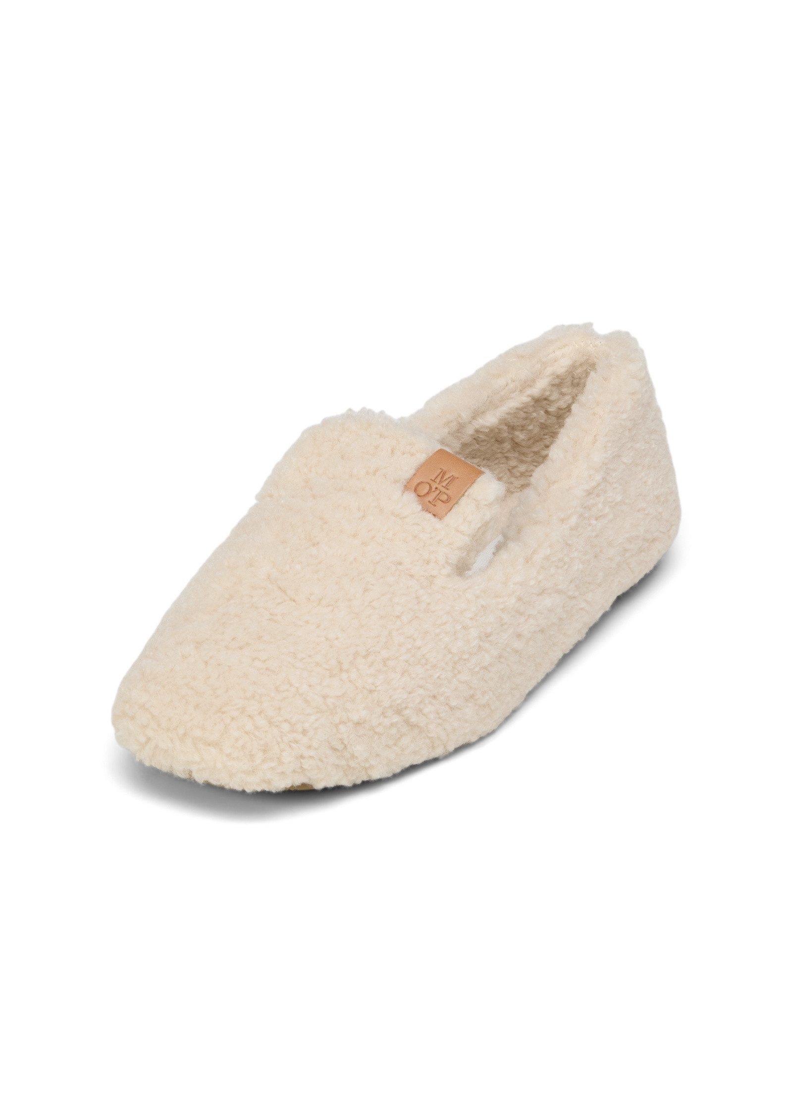 Marc O'Polo aus Baumwoll-Teddyfell Hausschuh