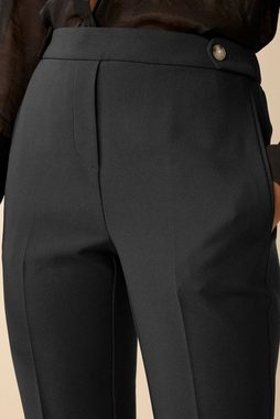 Next Stoffhose Tailored-Fit Hose schmal zulaufendes Bein Umschlag (1-tlg)