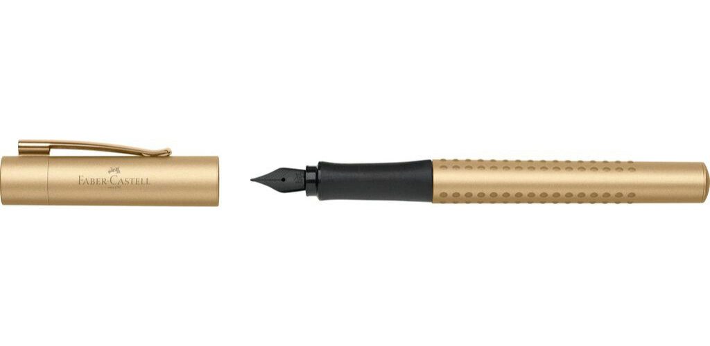 Faber-Castell Füllfederhalter Faber Castell Grip Füller Feder B Gold Soft Griffzone Edelstahlfeder