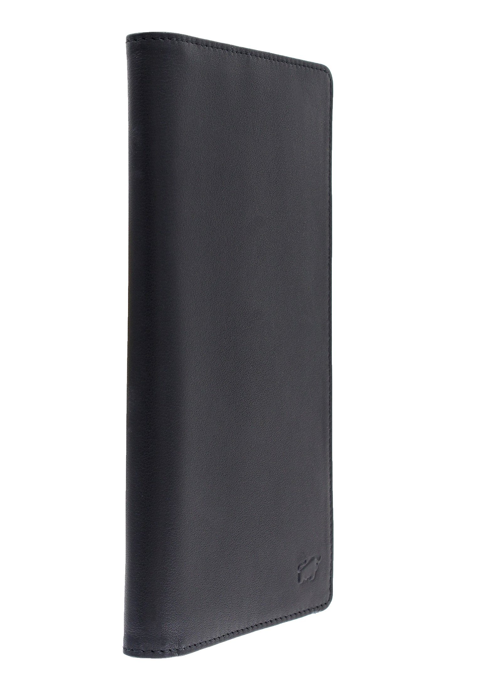 umweltfreundlich Braun Leder 2.0 ARIZONA mit schwarz, 16CS Brieftasche Brieftasche gegerbtem Büffel