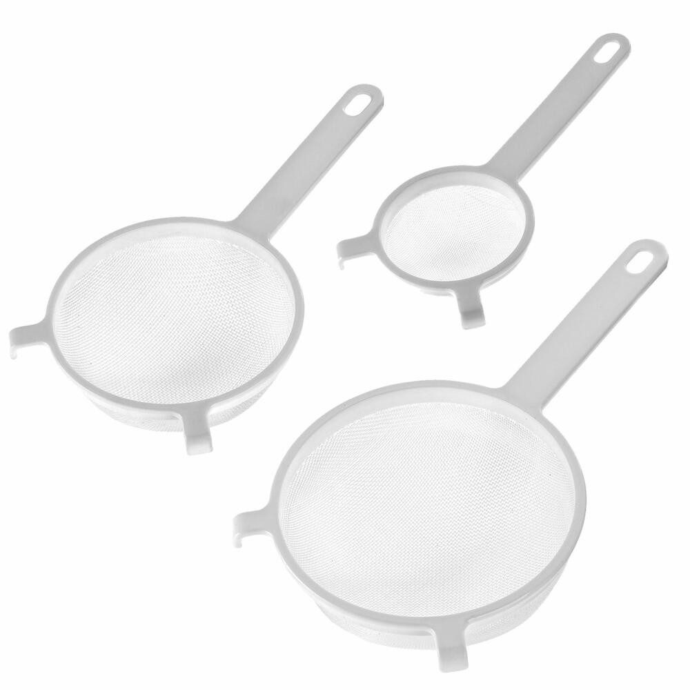 WESTMARK Teesieb Westmark Sieb-Set 3tlg., Teesieb à 7 cm, Haushaltssieb à 14 cm + à 17, PP, PE