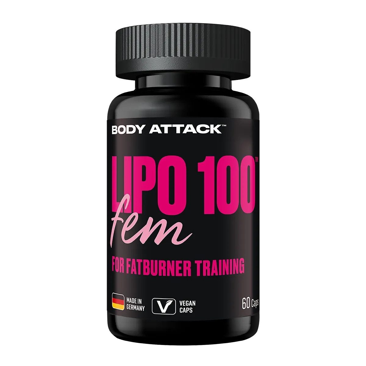 Body Attack Lipo 100 Fem (60 Kapseln) Kapseln, 44 g