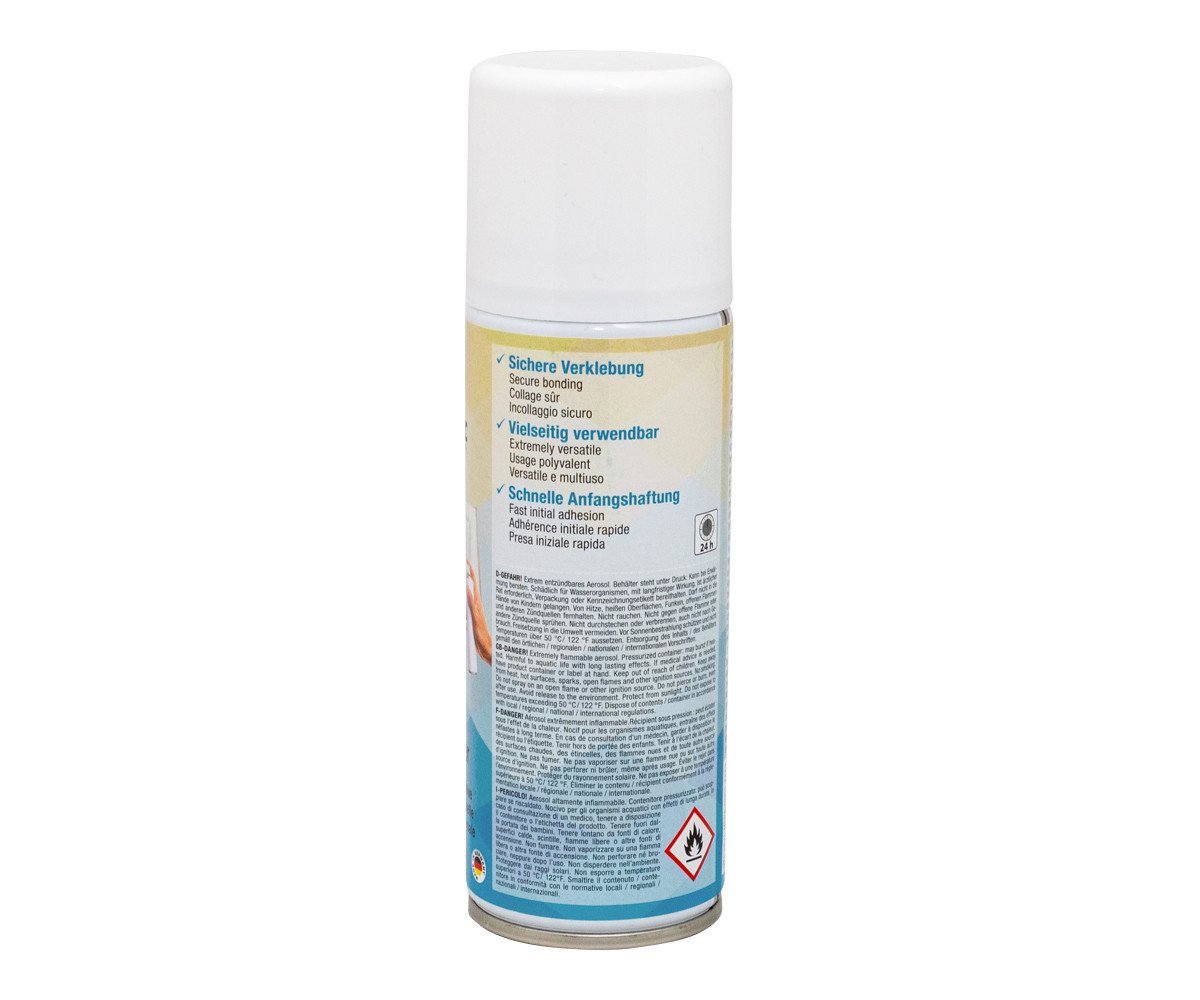 Thumbnail - CREARTEC Klebstoff Sprühkleber - 200ml - Zubehör für kreatives Basteln, großflächiges Verkleben mit gleichmäßiger Vertei...