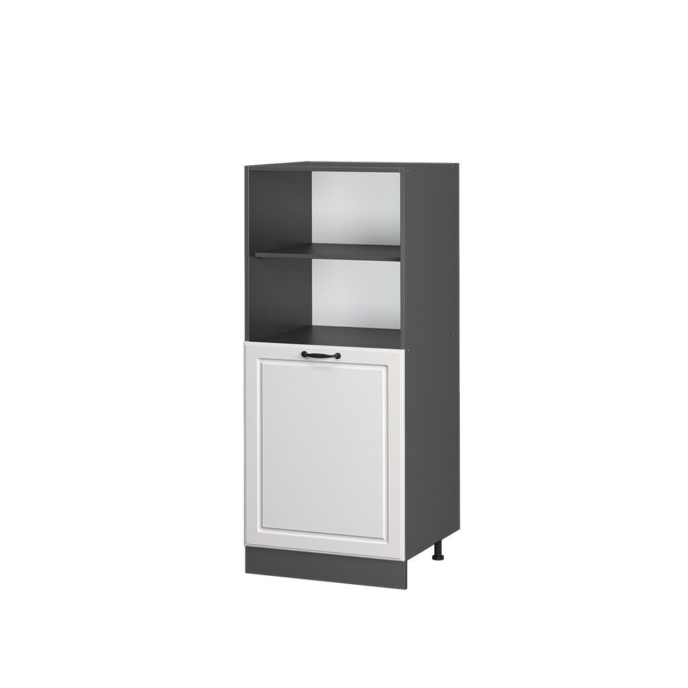 Vicco Herdumbauschrank R-Line, Weiß Landhaus/Anthrazit, 60 günstig online kaufen