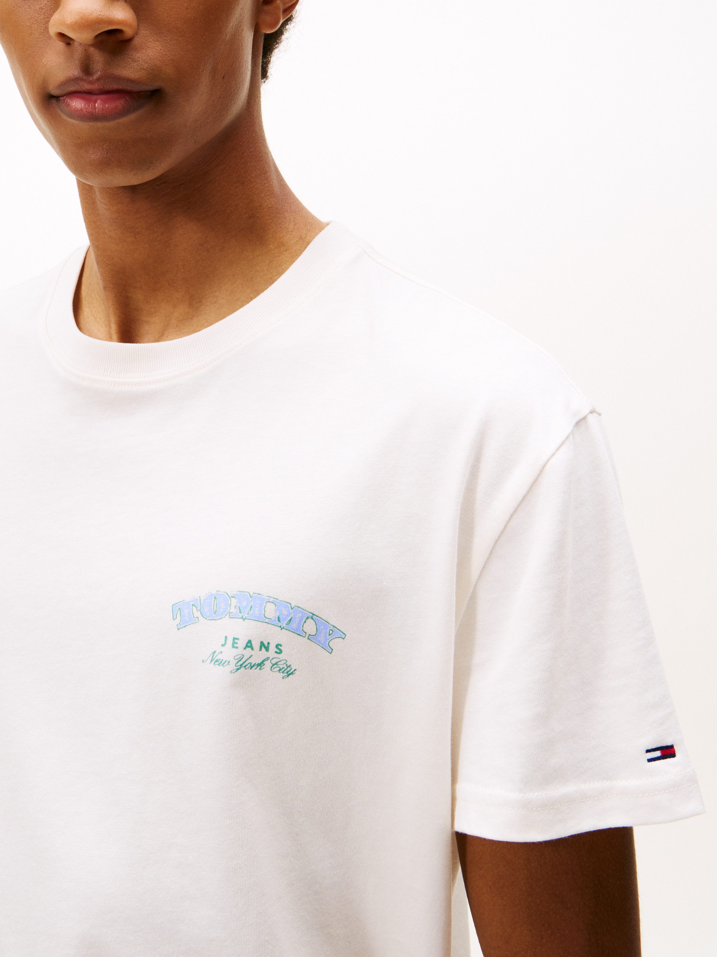 Tommy Jeans T-Shirt TJM REG DOLLAR STACK regular fit, Rundhals, mit Rückenprint