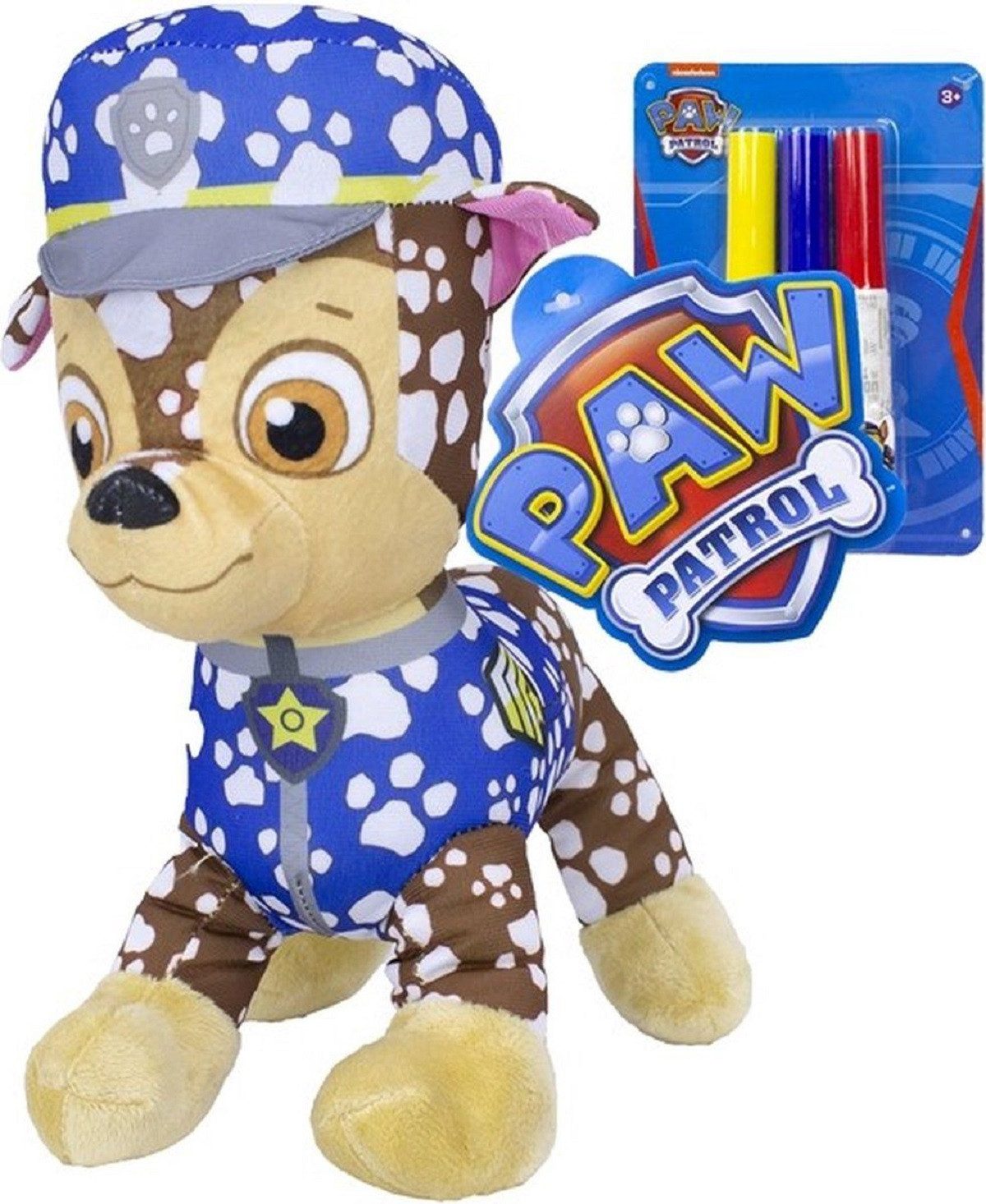 PAW PATROL Kuscheltier Doodle Pup Ausmalbares Kuscheltier Waschbar