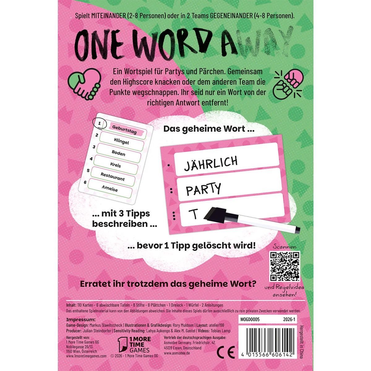 1 More Times Games Spiel One Word Away