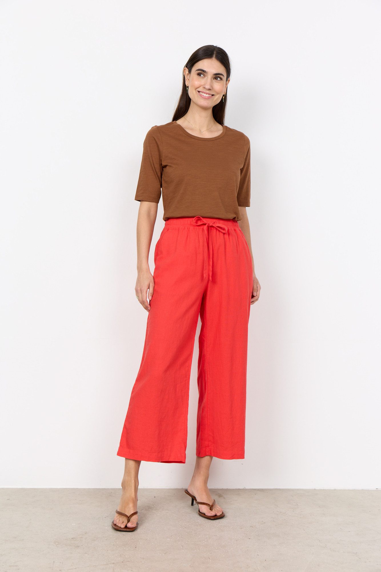 soyaconcept Schlupfhose SC-INA 12-C Viskosemischung mit Leinen