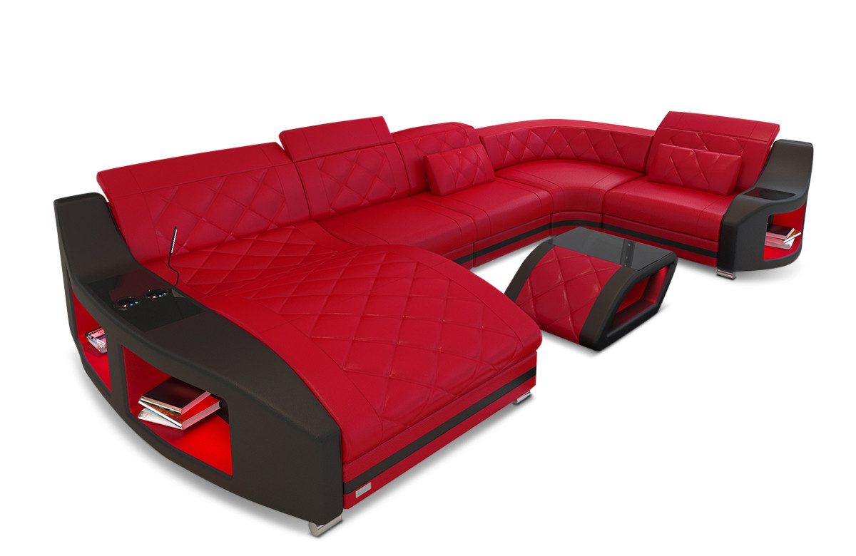 Sofa Dreams Wohnlandschaft Sofa Leder Swing günstig online kaufen