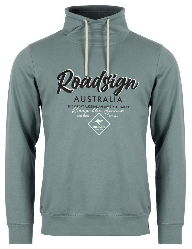 ROADSIGN australia Sweatshirt Edge (1, 1-tlg., 1) Tube mit Logo Print und Schalkragen