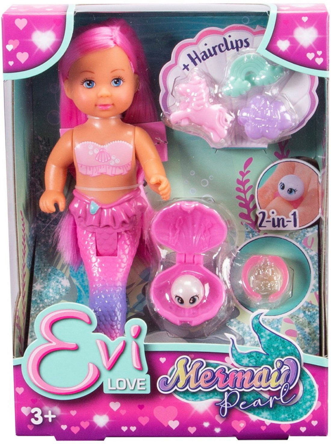 SIMBA Anziehpuppe Simba Puppe Evi Love Mermaid Pearl Meerjungfrau 105733699