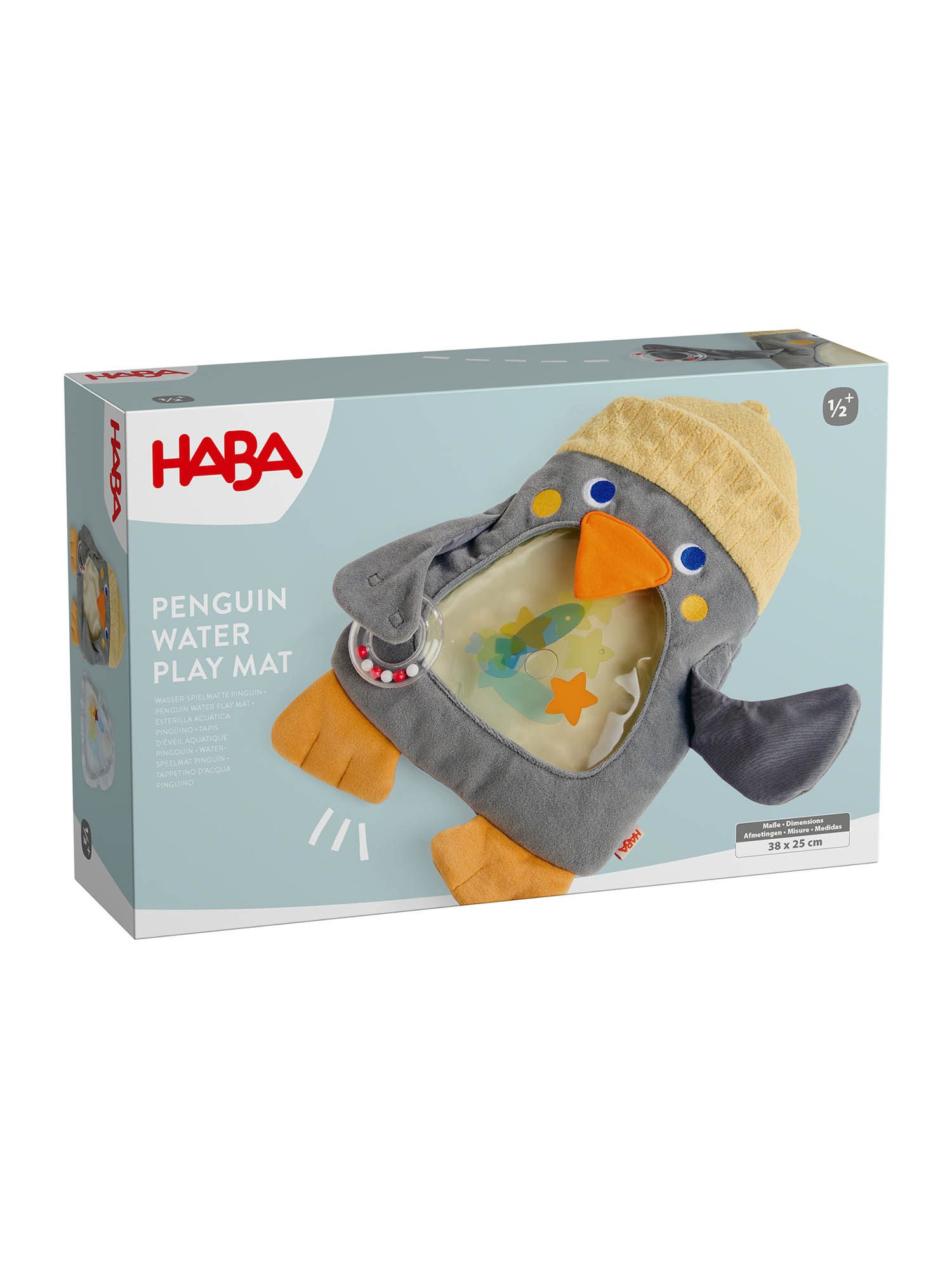 Haba Spielmatte Wasser-SpielmPinguin, Spielteppich, Krabbelmatte, Spielunterlage