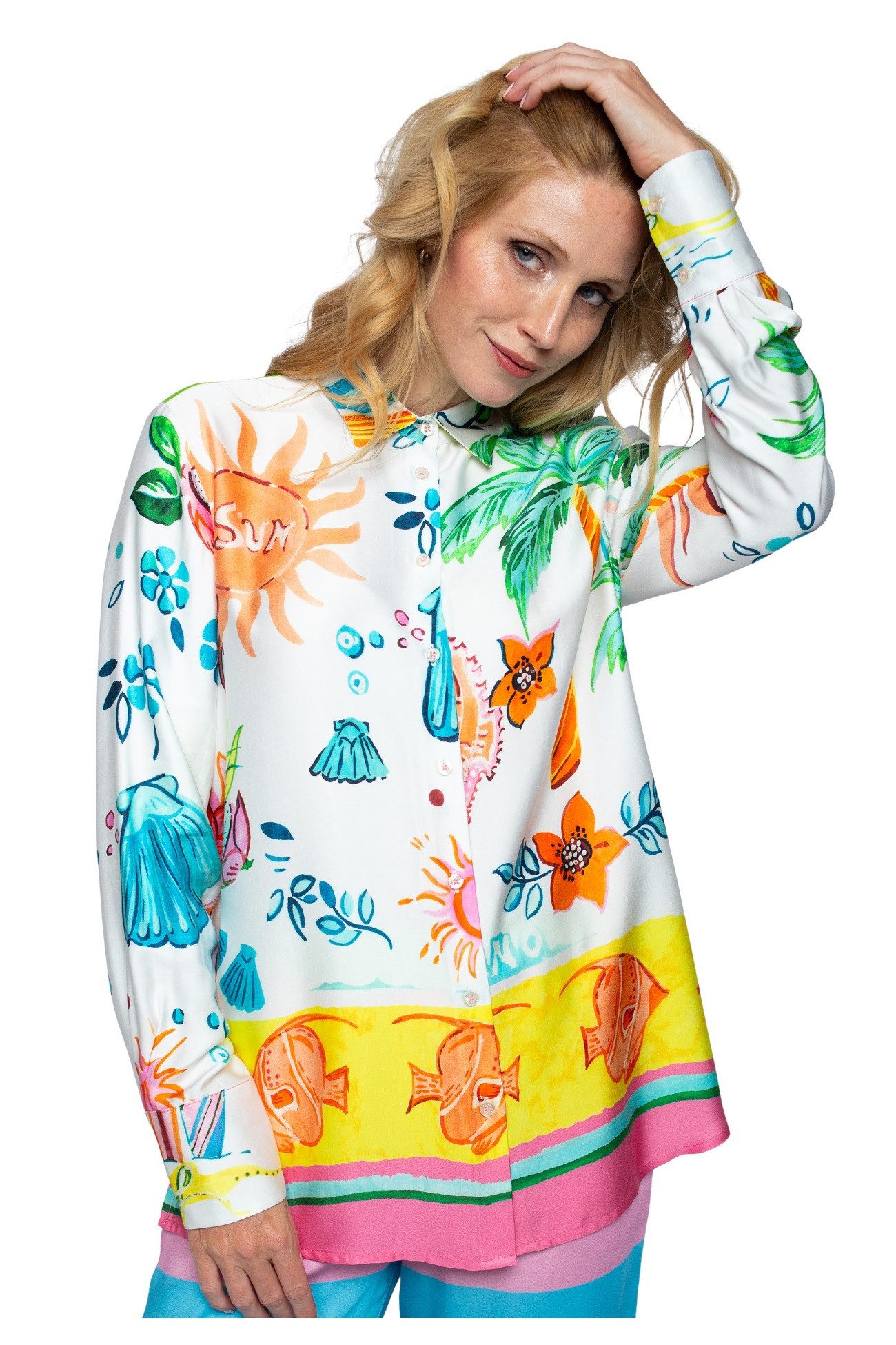 Emily Van Den Bergh Schlupfbluse Damenbluse 8524-407 günstig online kaufen