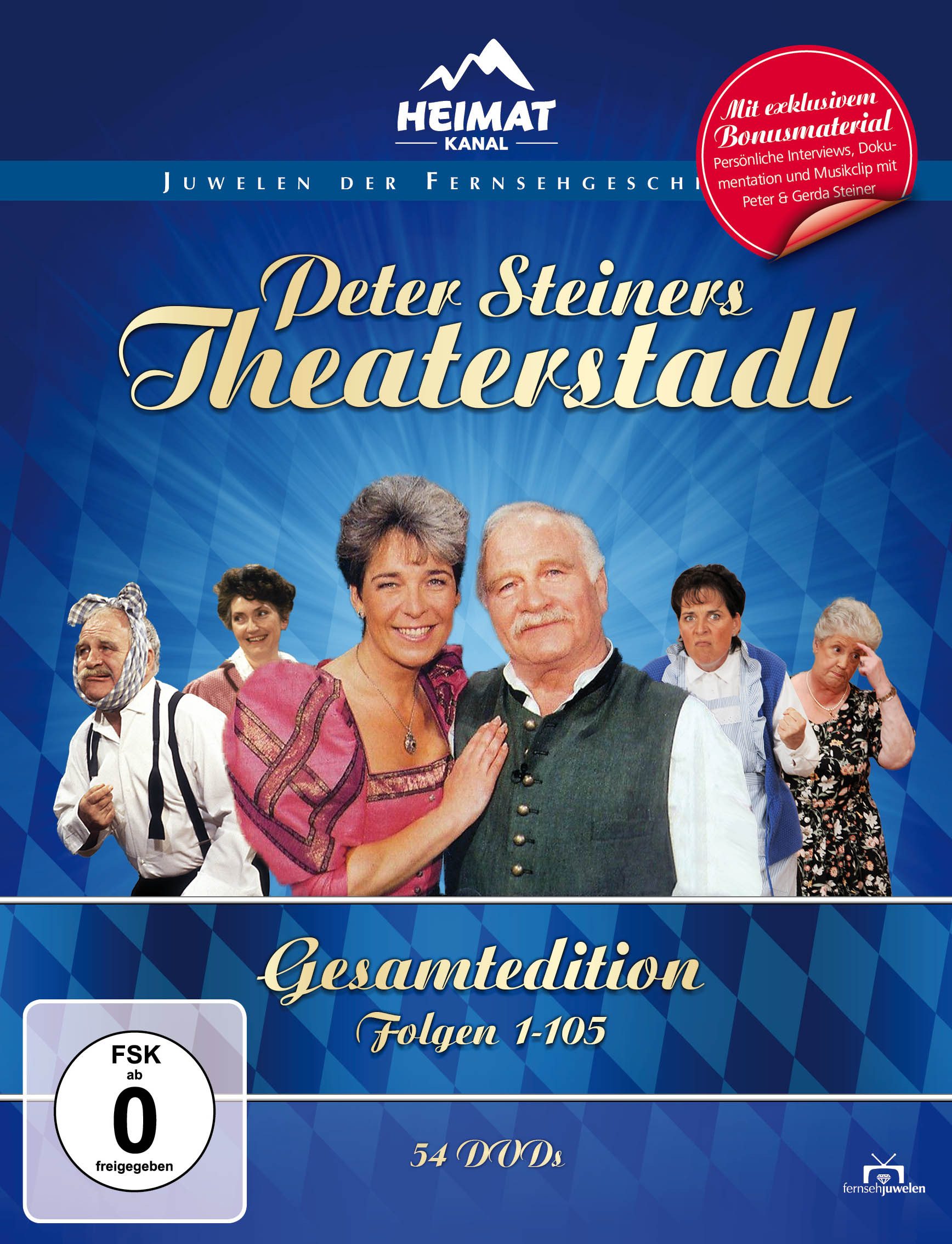 Fernsehjuwelen DVD Peter Steiners Theaterstadl - Gesamtedition (54 DVDs), (1-St)