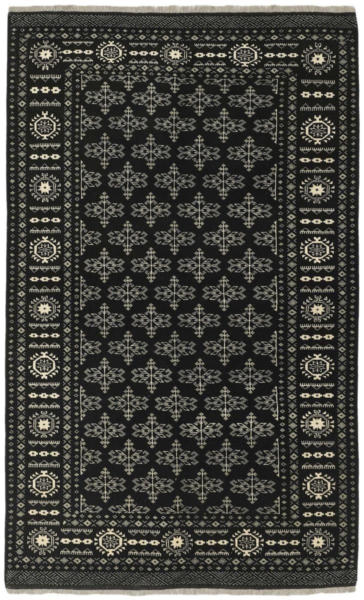 Orientteppich Turkaman 149x246 Handgeknüpfter Orientteppich / Perserteppich, Nain Trading, rechteckig, Höhe: 6 mm