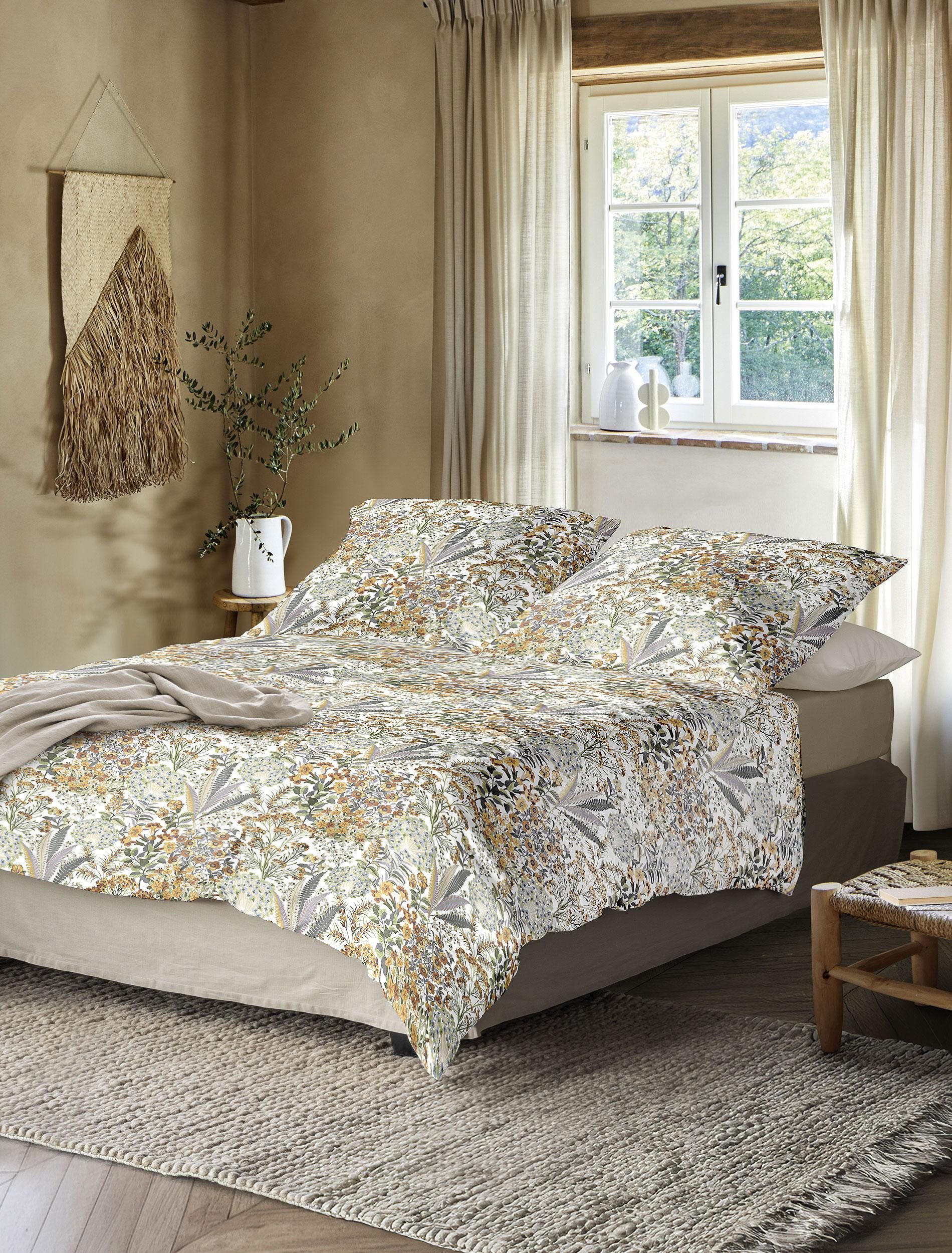 Irisette Bettwäsche Wave 8673, Mako-Satin, 2 teilig, anschmiegsam und atmungsaktiv, Ganzjahresqualität