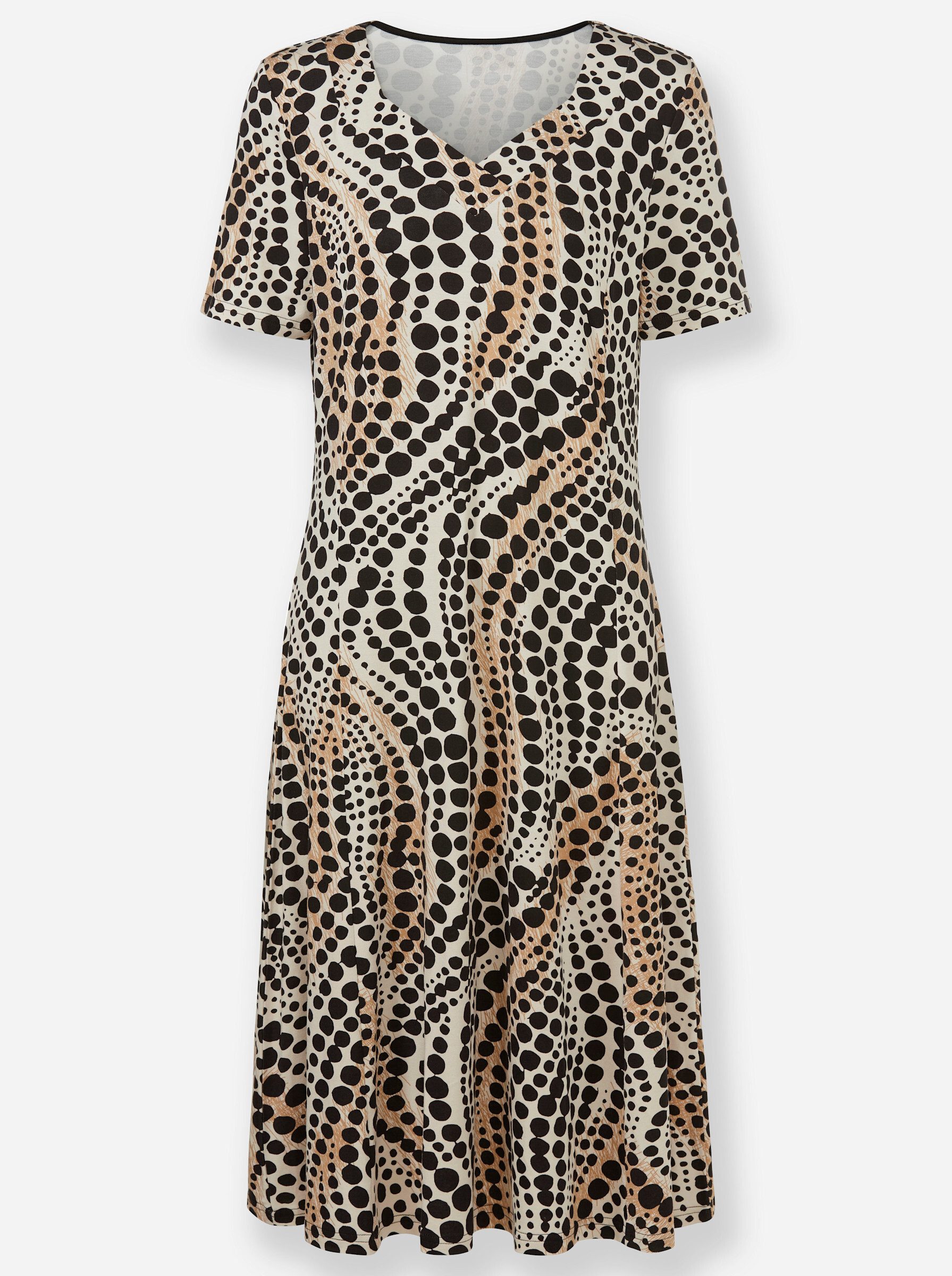 Etuikleid Jersey-Kleid Kurzarm