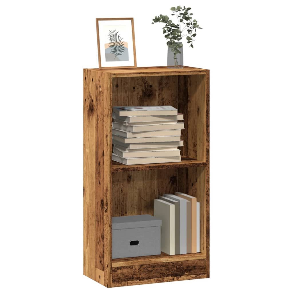 vidaXL Bücherregal Bücherregal Altholz-Optik 40x24x76 cm Holzwerkstoff, 1-tlg.