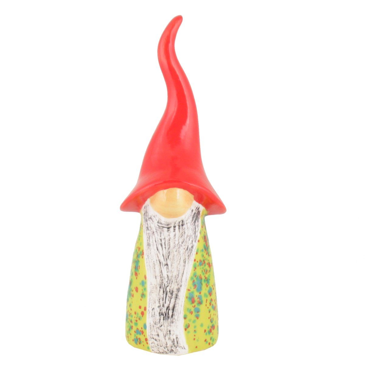 Tangoo Gartenfigur Tangoo Keramik-Wichtel gelb gesprenkelt, (Stück)