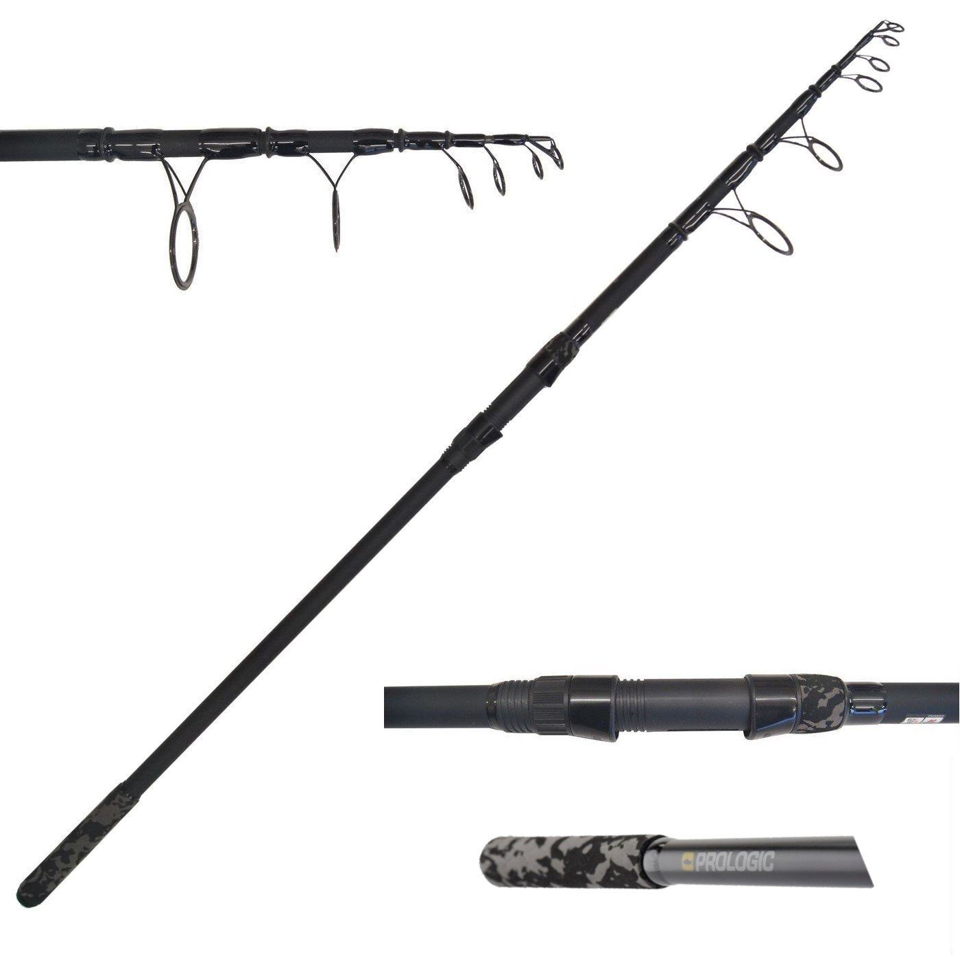 Prologic Karpfenrute C1A Carp Rod Tele 360cm 3,00-3,50lbs Karpfenruten Teleskopruten, 24T Carbon Blank, sehr zuverlässige und extrem kompakte Karpfenrute