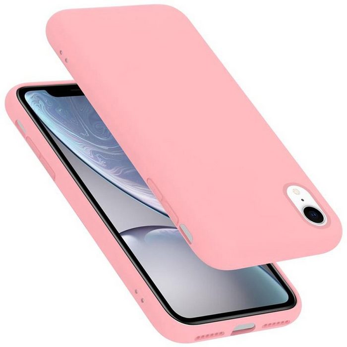 Cadorabo Handyhülle TPU Liquid Silicone Case Apple iPhone XR Flexible TPU Silikon Handy Schutzhülle - Hülle - Back Cover Bumper
