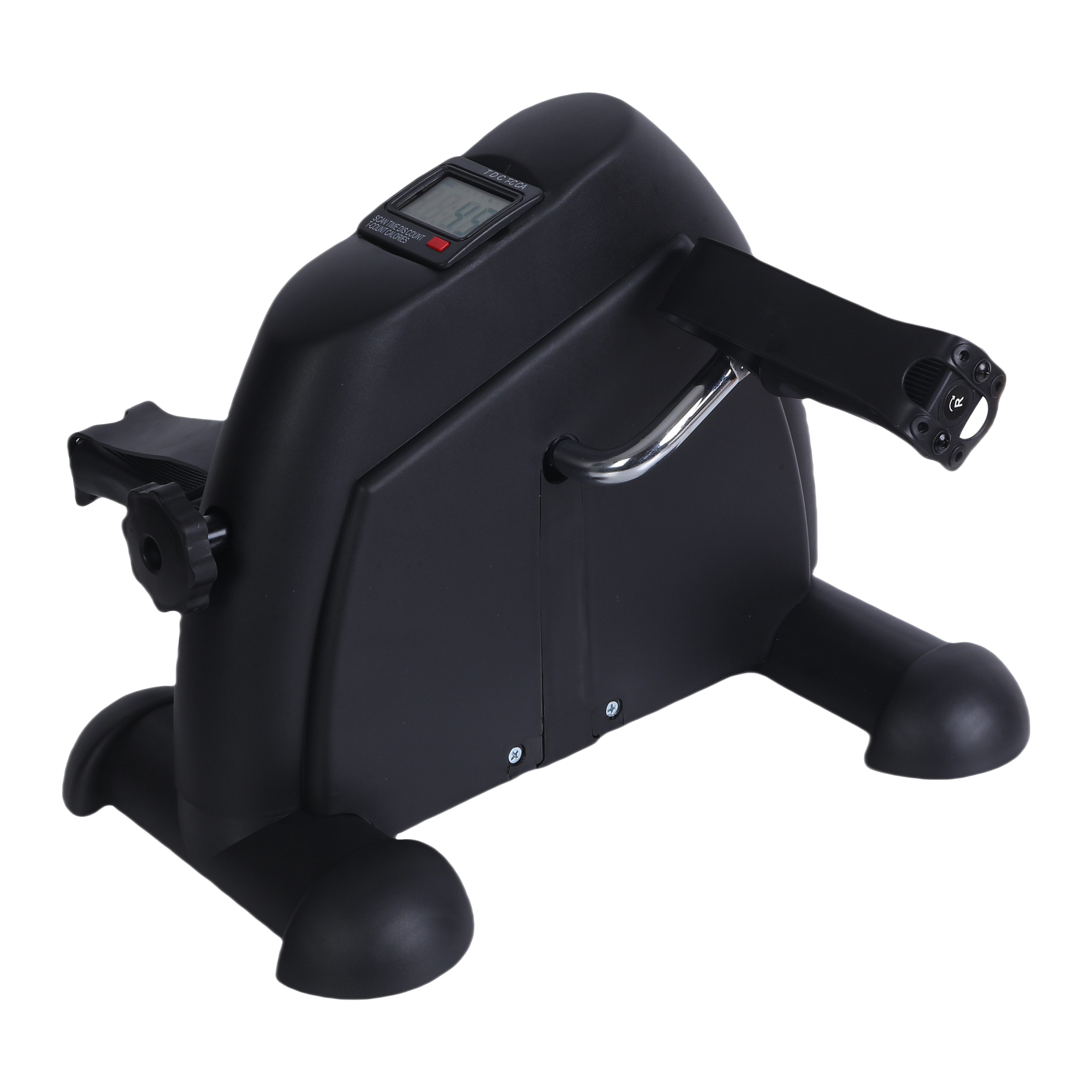 Endless Multitrainer Portable Pedal Exerciser mit Digital Monitor, Fuß-Zyklus, (Das Paket enthält 1 tragbaren Pedal-Heimtrainer, Material: Legierter Stahl), Tragbarer Pedaltrainer für Arm- und Beintraining