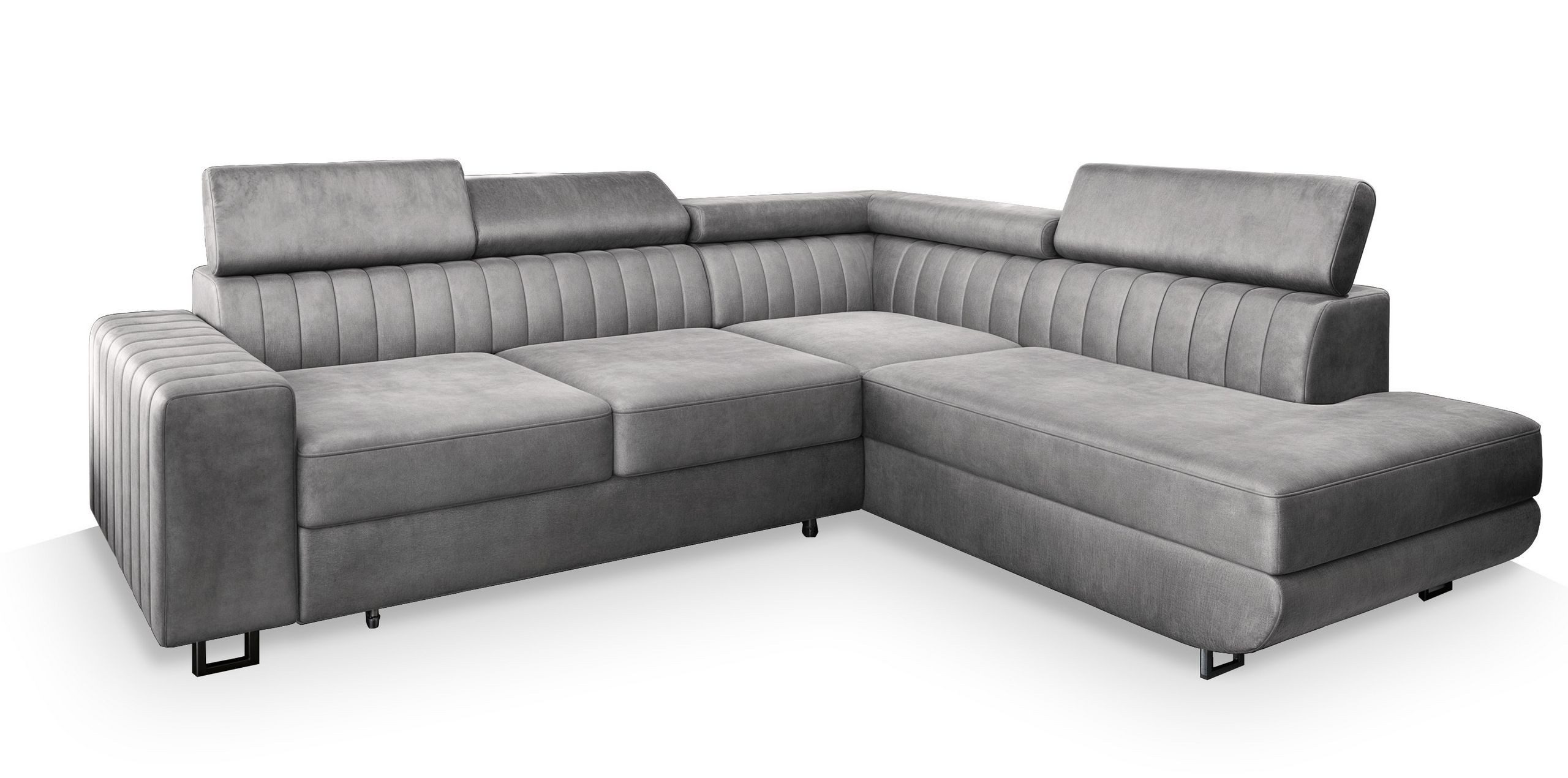 Masseno Ecksofa NOLA mit Schlaffunktion L-Form, Sofa mit Bettkasten günstig online kaufen