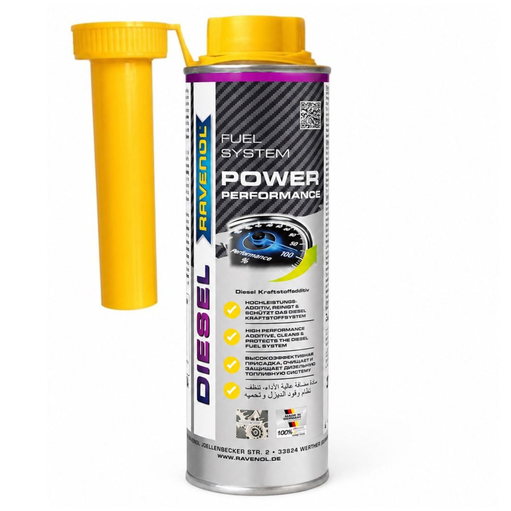 Ravenol Diesel-Additiv Diesel Power Performance 300 ml Diesel Kraftstoffadditiv, 0,3 l