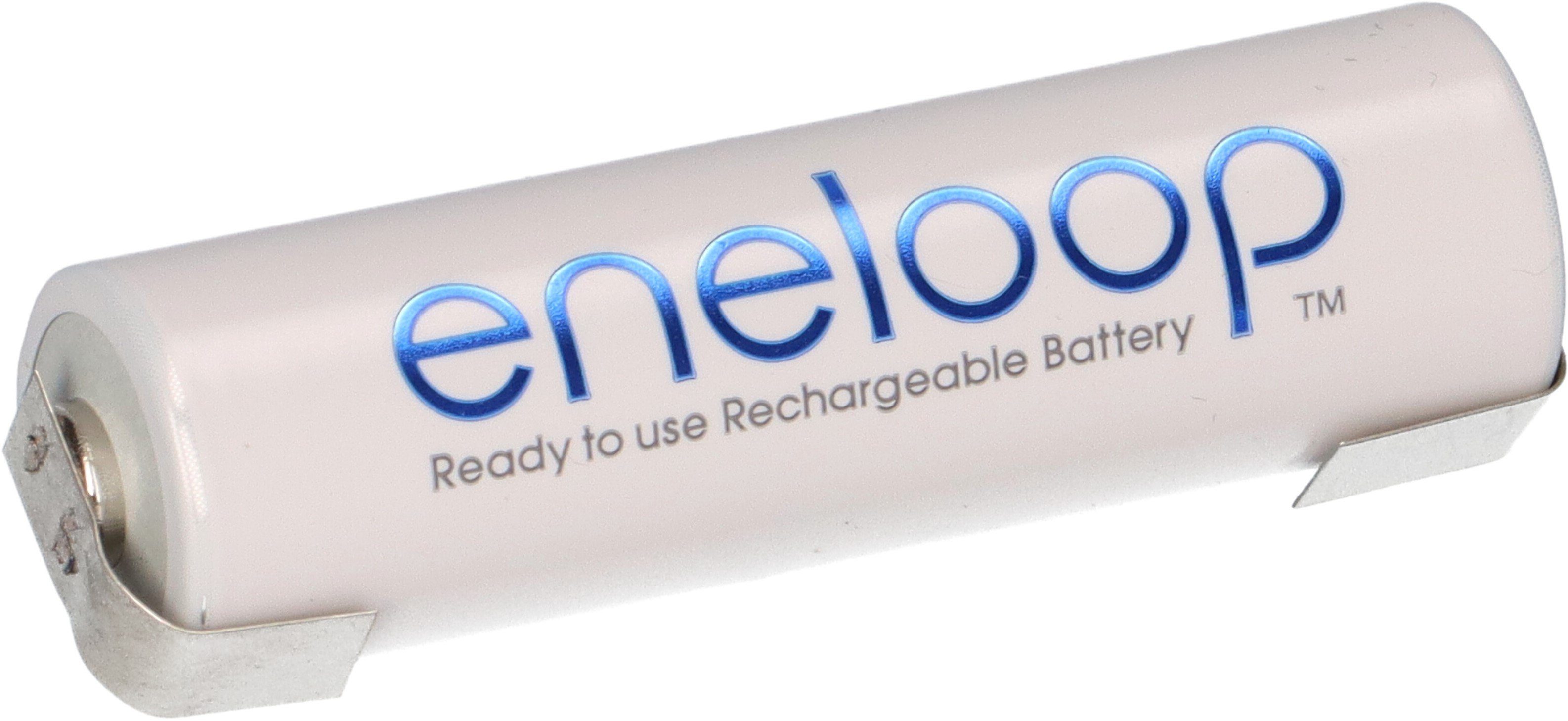 eneloop Panasonic Eneloop AA Mignon Akku 1.2V 2000mAh mit Lötfahne U-Form Akku