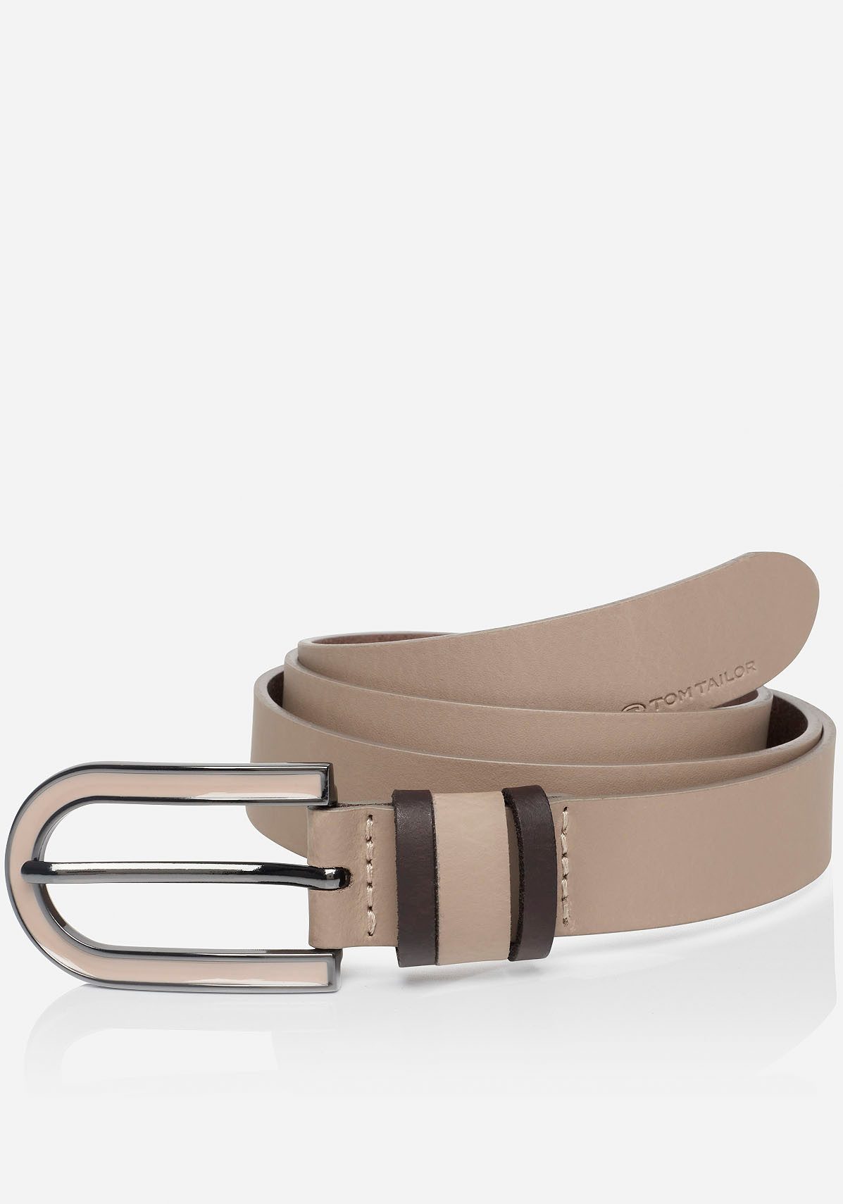 TOM TAILOR Ledergürtel TTSHINEAD 2,5 cm günstig online kaufen