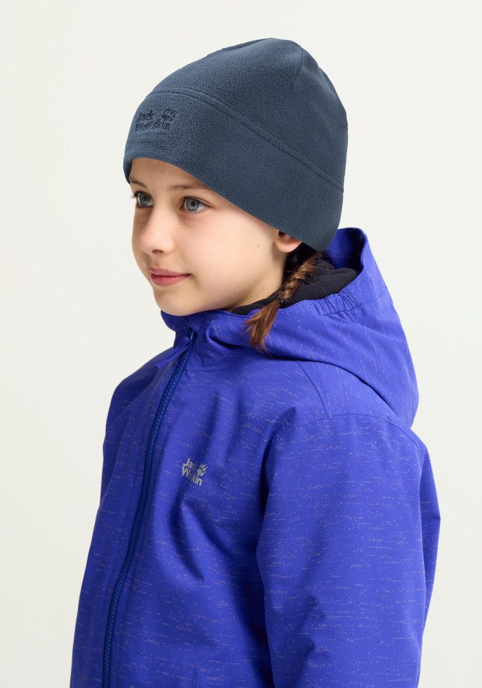 Jack Wolfskin Beanie REAL STUFF BEANIE K Kinder-Fleecebeanie, warm, schnelltrocknend – Bild 5 von 5