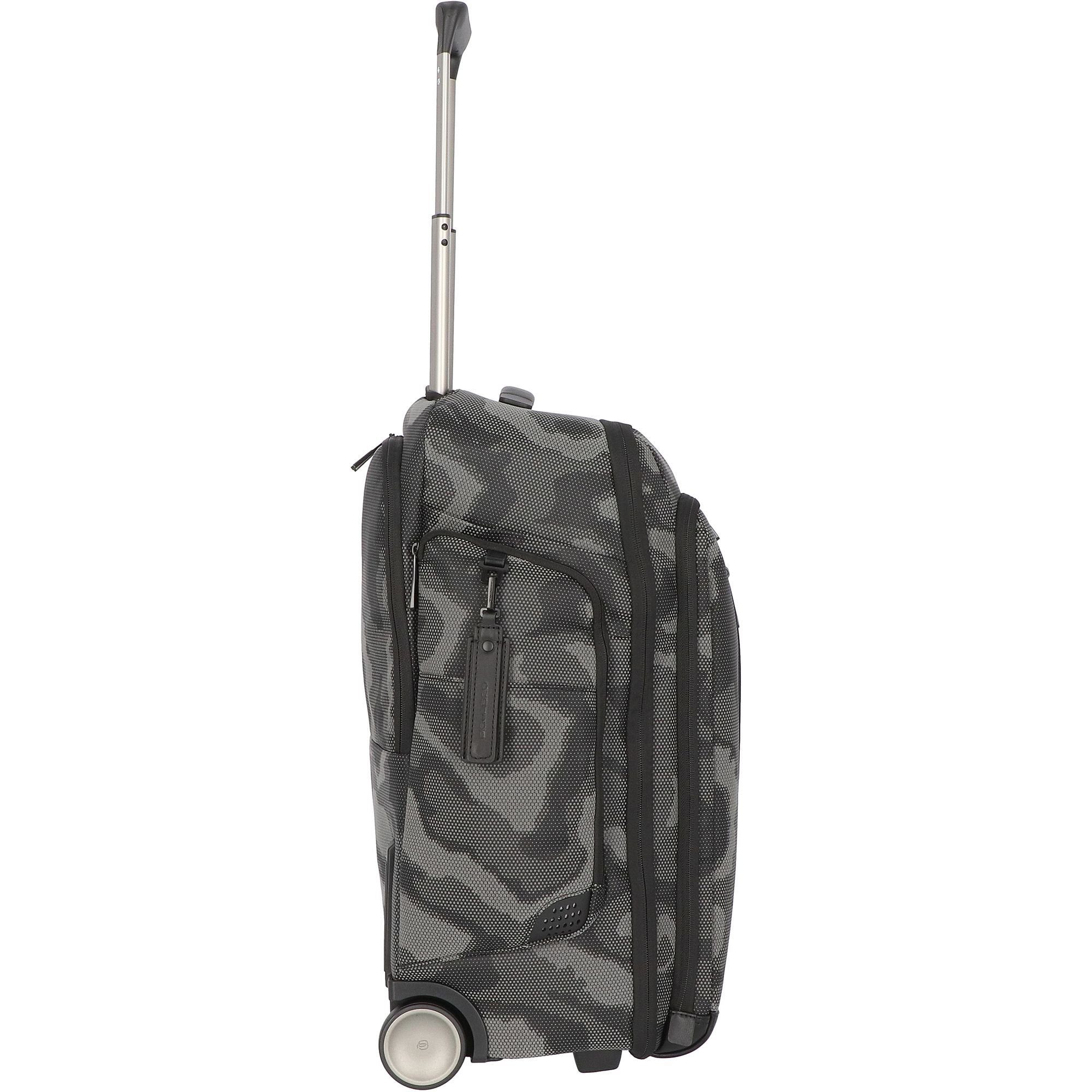 Nylon Brief, reflected camouflage Piquadro black Kofferrucksack