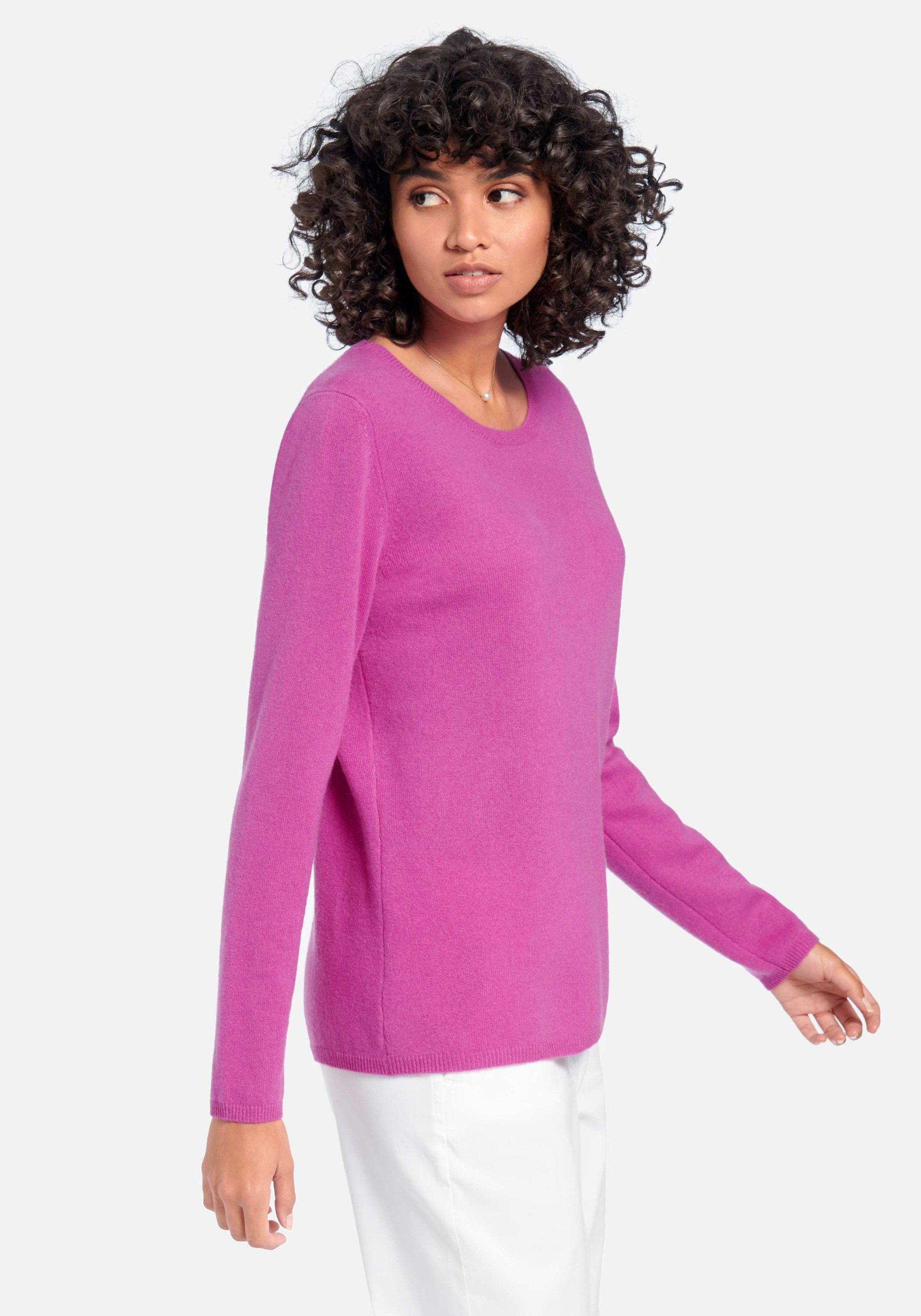 new include Strickpullover MAGENTA wool