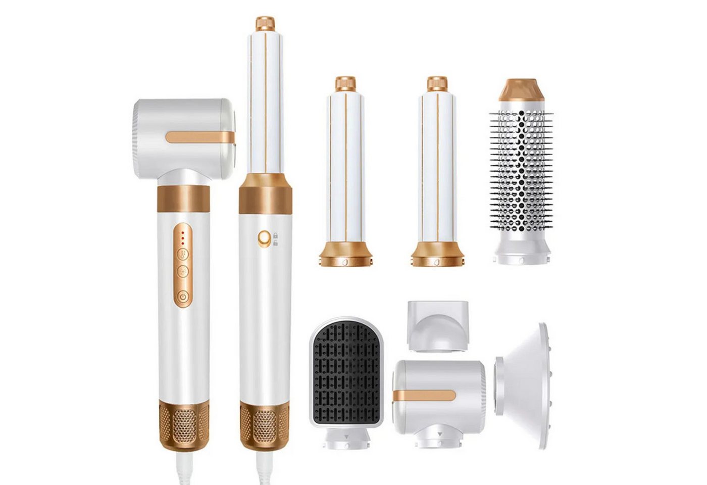 BELLABEAUTY Multihaarstyler Airstyler, Haarstyler, Blowout Bürste, 7 in 1 Haarstyler, 110000 U/Min, Weihnachtsgeschenk, Damengeschenk, Hochwertig