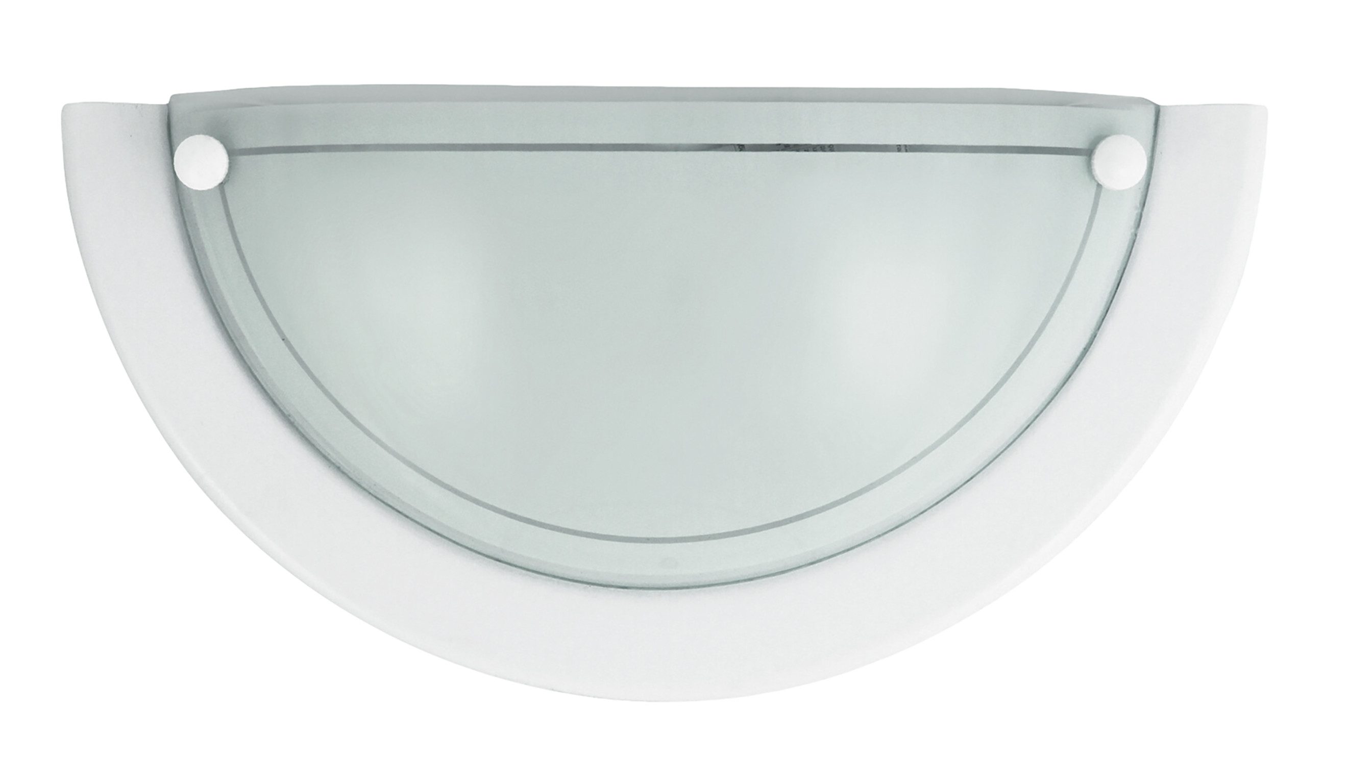 Rabalux Wandleuchte "Ufo" Metall, weiß, rund, E27, weiß, IP20, ø310mm