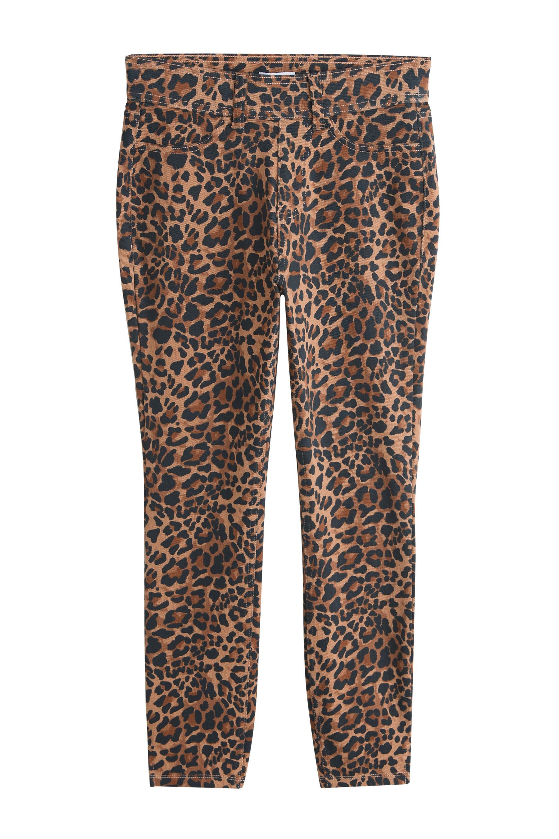 Next Caprileggings Verkürzte Leggings aus Jersey-Denim, Kurzgröße (1-tlg)