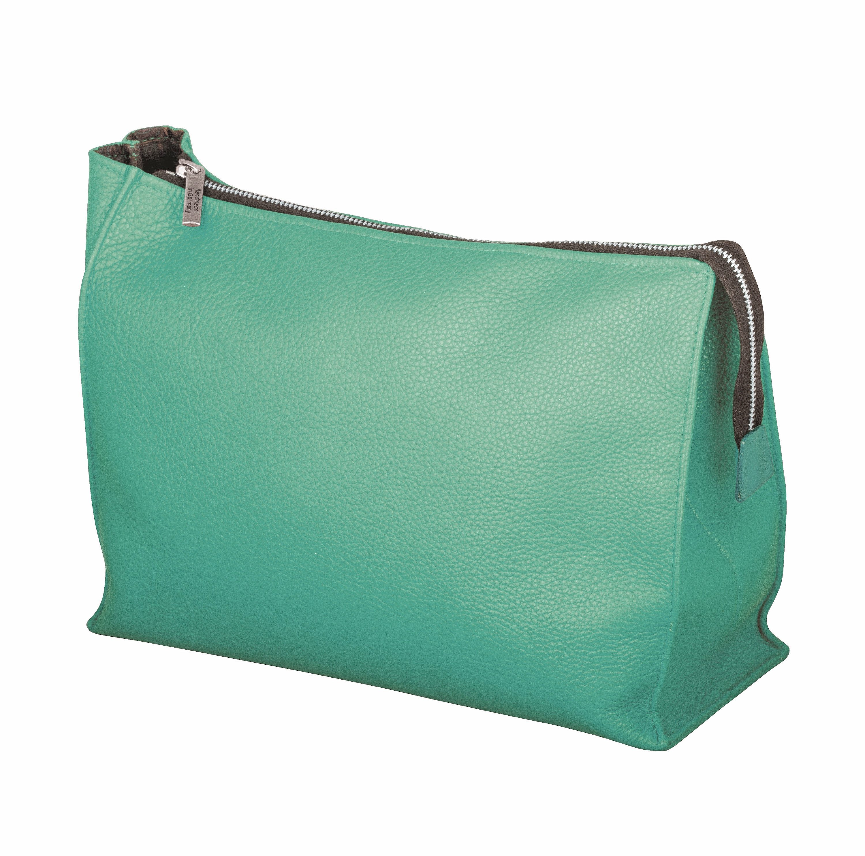 ERBE Kulturbeutel Kulturtasche, Leder, 25 cm (1-tlg)