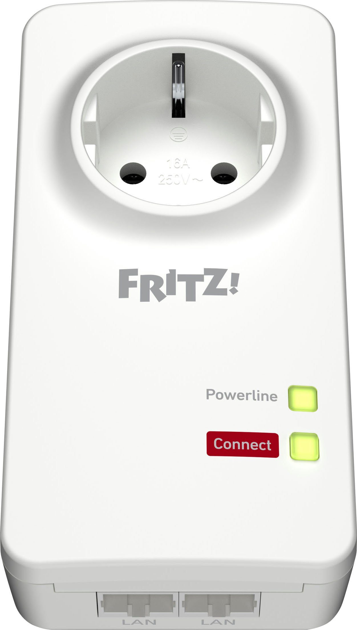 AVM FRITZ!Powerline 1220 LAN-Router, Nutzung der Steckdose als sicheren  Netzwerkzugang
