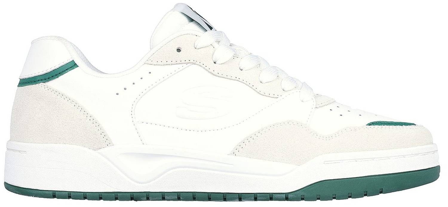 Skechers Skechers Koopa Volley Low Lifestyle White Suede / Green Sneaker günstig online kaufen