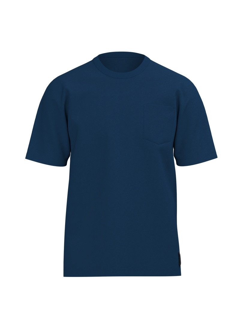 T-Shirt TRIGEMA T Shirt aus Biobaumwolle mit Brusttasche