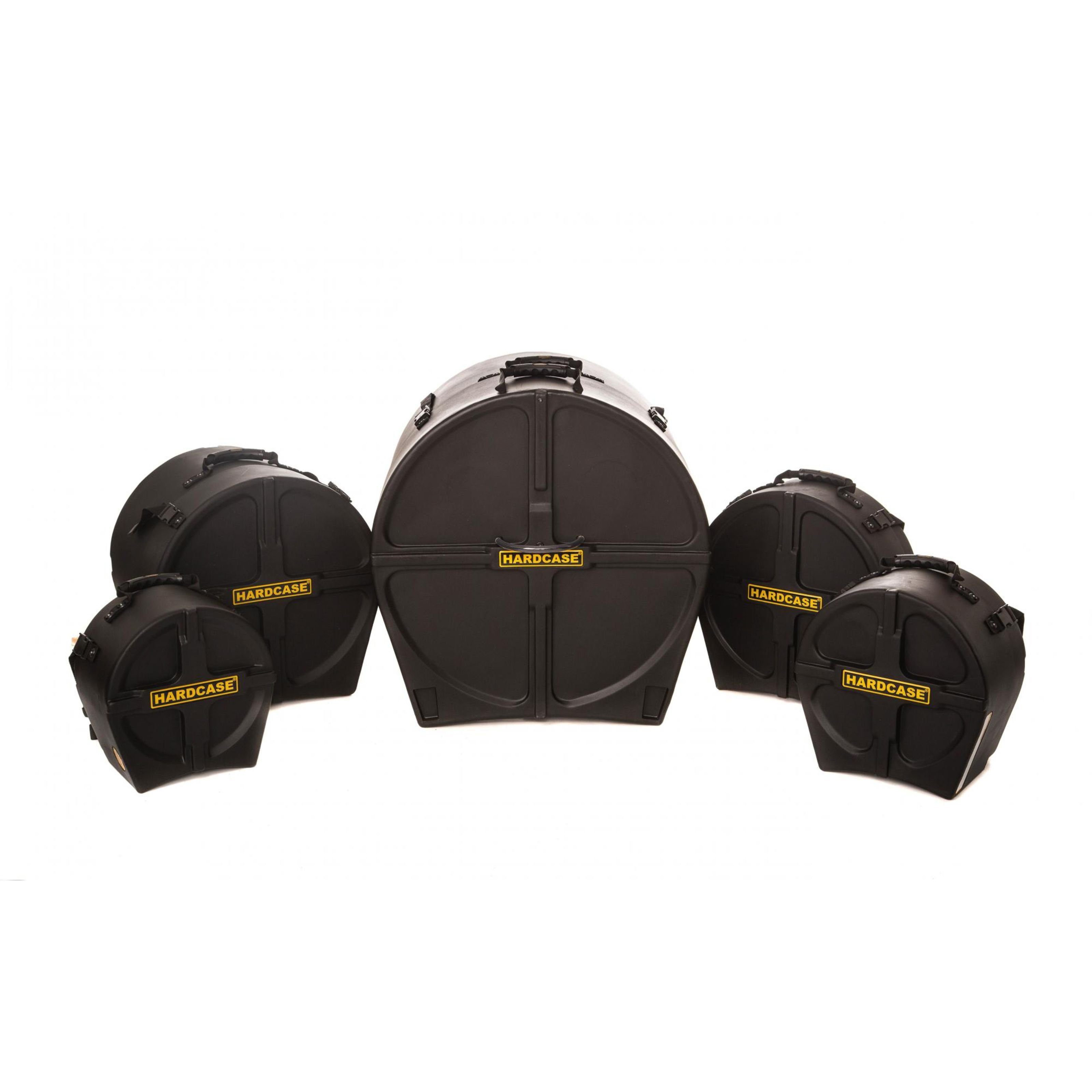Hardcase Koffer, HROCKFUS-2 Drumset Cases 22/10/12/14FT/14SD - Drum Koffer Set