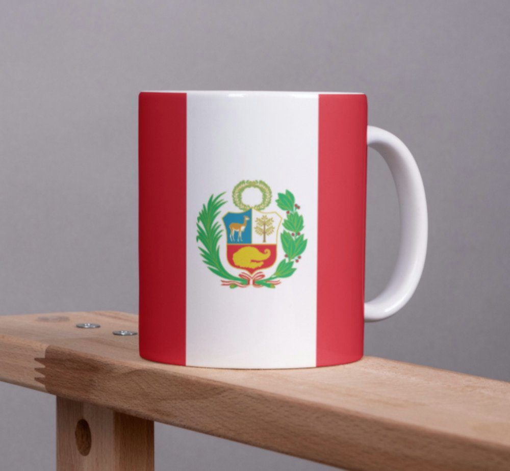 Pot Kaffeetasse Kaffee Tasse National Peru Büro Tee Cup Flagge Tasse Becher Tinisu