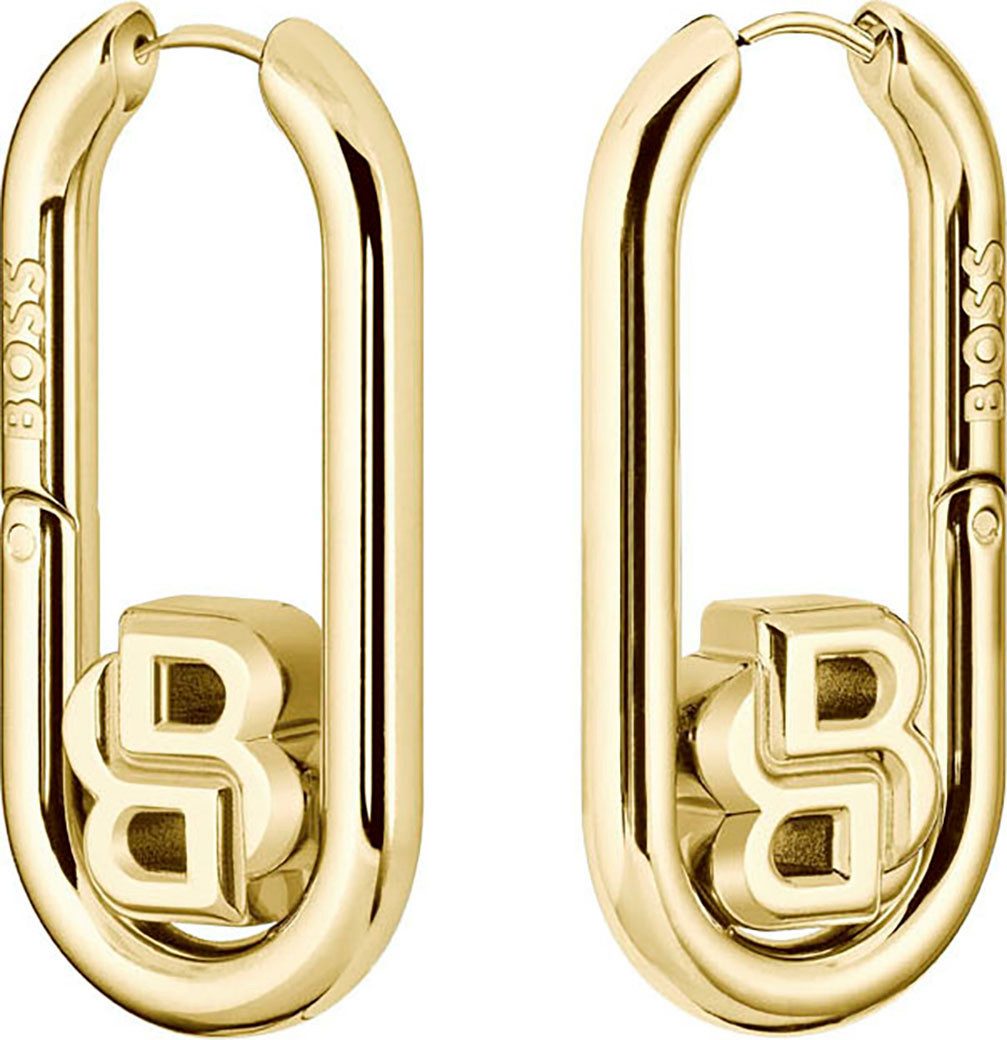 BOSS Paar Creolen DOUBLE B SWING, 158062...