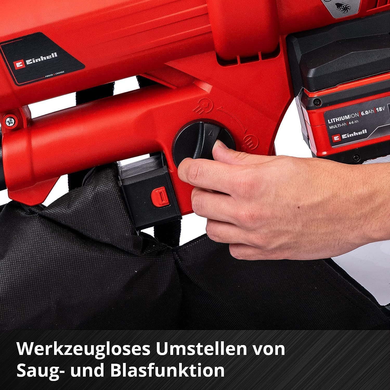 Einhell Akku-Laubbläser Einhell Akku-Laubsauger Laubbläser GE-CL 36 Li E-Solo, 2 x 18V